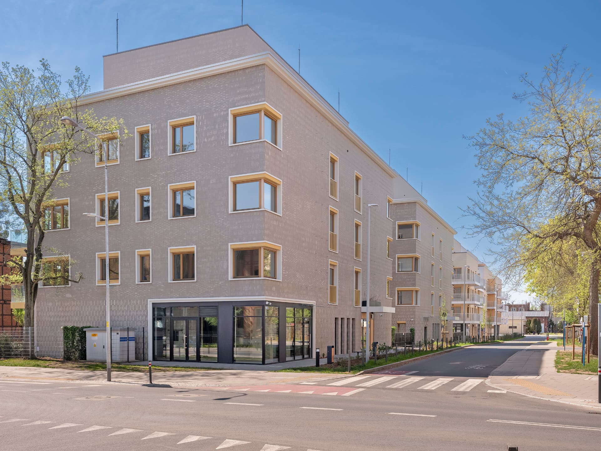 b11 buildings and kawaleryjska street
